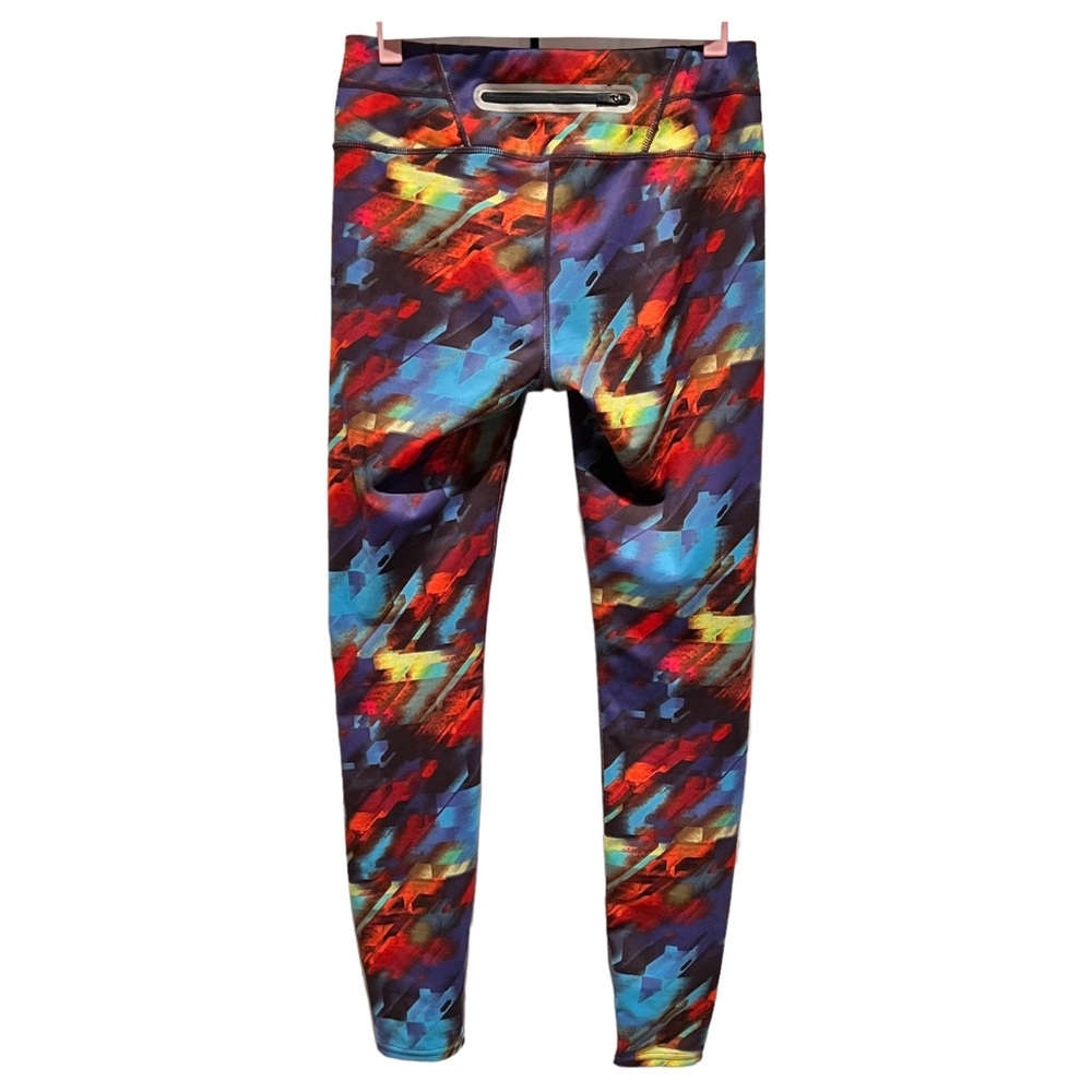 ATHLETA Size Small Compression Leggings Colorburst Sonar Leggings Multicolor - Picture 4 of 10